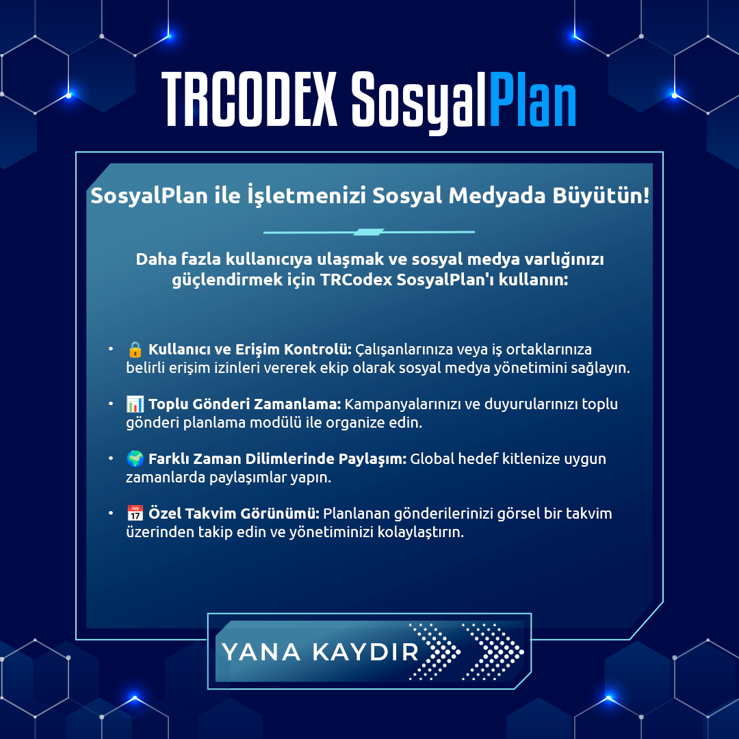 SosyalPlan - Sosyal Medya Yönetimi - Görsel 5